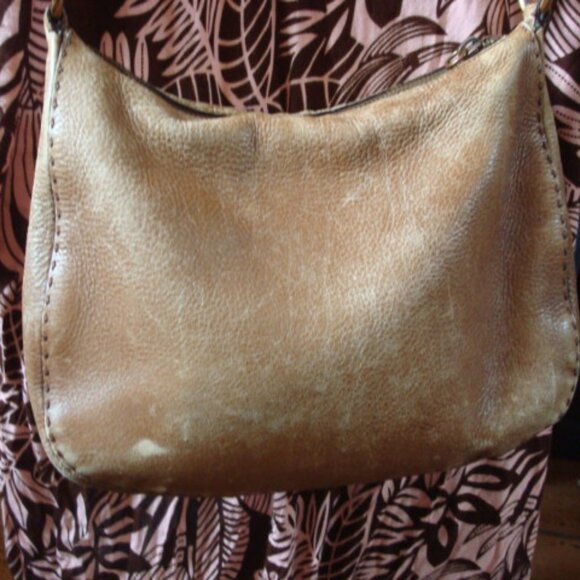 Prada purse OBO handbag shoulder bag BOHO 70's vintage vtg grandmacore hippie - Picture 12 of 14